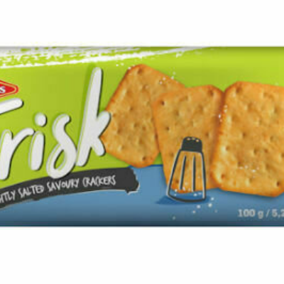 Tasty Treats – Trisks Crackers – Lightly Salted (20*100g)