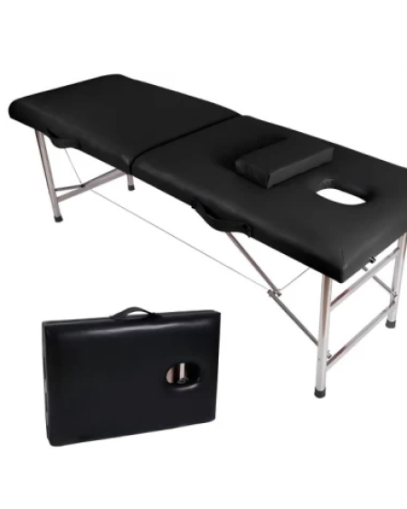 Foldable Massage Bed - Black